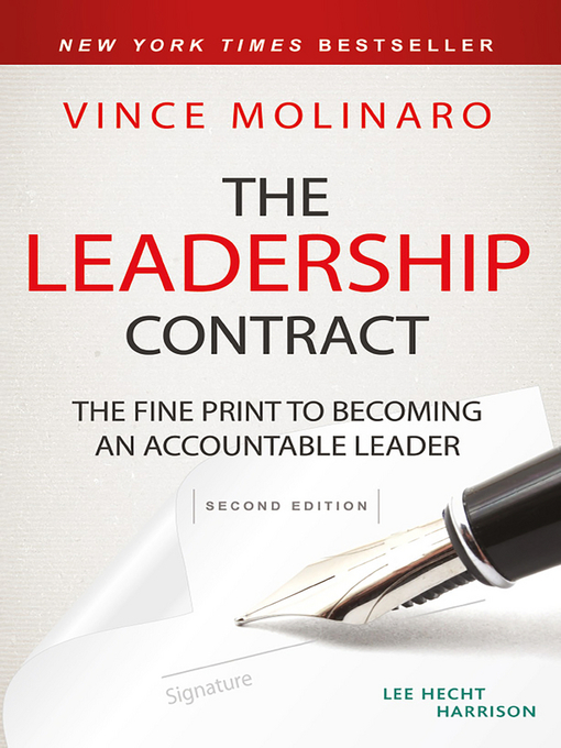 Title details for The Leadership Contract by Vince Molinaro - Available